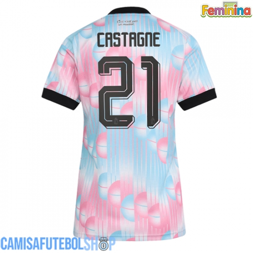 Camisa de time de futebol Bélgica Timothy Castagne #21 Replicas 2º Equipamento Feminina Mundo 2026 Manga Curta